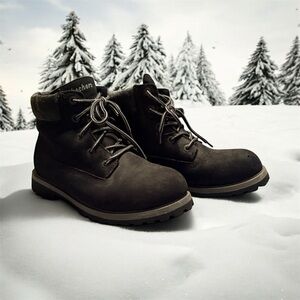 Sketchers Black Winter Ankle Boots